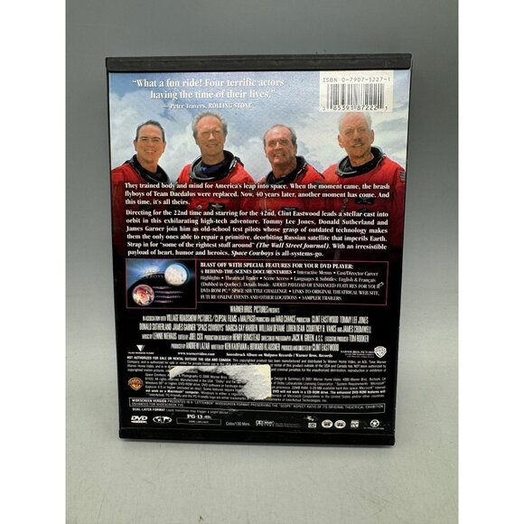 Space cowboys DVD English PG13 Clint Eastwood James Garner 130 minutes READ - Picture 2 of 3